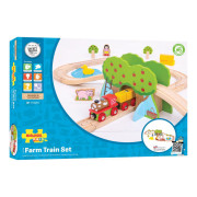 Drevená vláčikodráha farma Bigjigs Rail