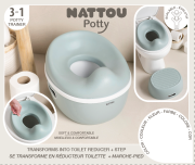 Nočník učiaci 3 v 1 Potty Nattou