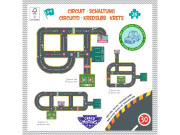 Gigant puzzle Závodná dráha Crazy Motors 26 ks Djeco