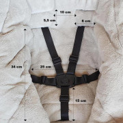 Fusak nastaviteľný 3v1 Jibot Horizontal Petite&Mars