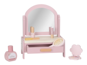 Toaletný stolček drevený Pink Little Dutch