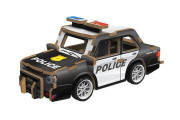 3D puzzle drevené - Policajné auto 13 cm