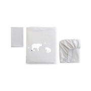 3-dielna bavlnená sada do kolísky 60x120 cm bonjourbébé