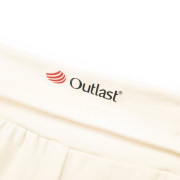 Polodupačky tenké Outlast® s UV faktorom 50+, biela káva