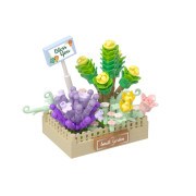 Stavebnica mini Kvetinový aranžmán sukulentov 232 dielikov Koco