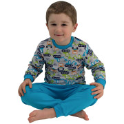 Chlapčenské pyžamo Bager tyrkysová