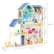 Veľký drevený domček pre bábiky Rezidencia Maya