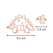 Detské pečiatky s príbehom Aladine Stampo MINOS, 10 ks - Dinosaury