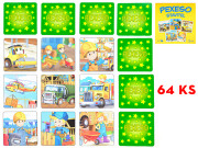 Pexeso Staviteľ 64 ks
