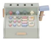 Pokladňa so skenerom a čítačkou kariet drevená Little Dutch