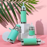 Nerezová dojčenská fľaša 325 ml Pura