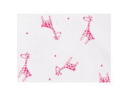 Letný bio spací vak s nožičkami žirafky červené Kaarsgaren