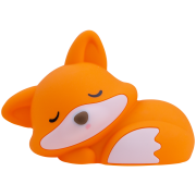 LED silikónová nočná lampička dotyková - líštička Mary's