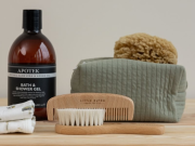 Detský hrebeň a kefa drevená Little Ducth