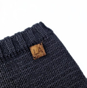 Nákrčník pletený hladký LA detský Outlast ® Antracit