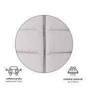 Set zimný fusak Arctic 4v1 + rukavice na kočík Furry Petite & Mars