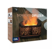 Čierny sonický difuzér Exclusive - Stromy