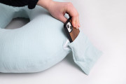Mušelínový polohovací vankúš MiniRelax 140 cm Babymatex