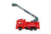 Hasičské auto plast na spätné natiahnutie 4 druhy, 11 cm
