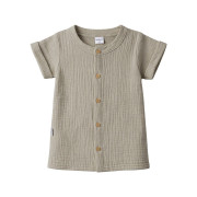 Dojčenská mušelínová košeľa s kraťasmi linen New Baby