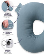 Mušelínový polohovací vankúš MiniRelax 140 cm Babymatex