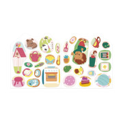 Samolepky Dom 7 predlôh Stickers Janod