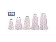 Letný spací vak bambus šedej rybičky Kaarsgaren