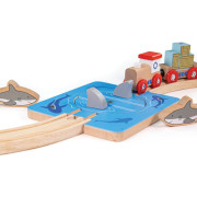 Vír so žralokmi Bigjigs Rail