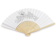 Detský vejár na domaľovanie