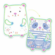 Djeco Vyfarbovanie pre najmenších s prekvapením - Divoké zvieratá