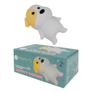 LED silikónová nočná lampička Rgb so zvukom - odpočívajúci psík Mary's