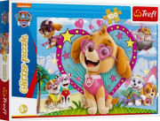 Puzzle Paw Patrol/Tlapková patrola trblietavé 100 dielikov