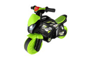 Odrážadlo motorka zeleno-čierna so svetlom so zvukom