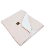 Deka mušelínová s kožušinou 75 x 90 cm Eko