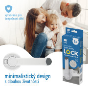 Bezpečnostný zámok toaletného sedátka Sipo