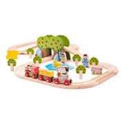 Drevená vláčikodráha farma Bigjigs Rail