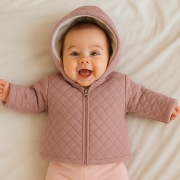 Zimný kabátik thermo Púdrová Baby Service