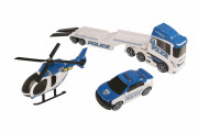 Policajná preprava helikoptéry so zvukom a svetlom Teamsterz