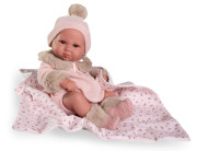 Rrealistická bábika bábätko s celovinylovým telom 42 cm Luca 50422 Antonio Juan