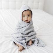 Mušelínová osuška Blenker s kapucňou 100x70 cm KipKep