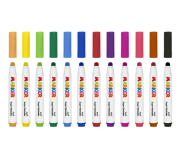 Fixy zmývateľné pre najmenších s oblým hrotom 12 ks