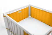 Mušelínový mantinel do postieľky Bump Air 180 x 30 cm Babymatex