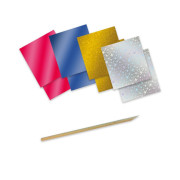 Kreatívna sada Atelier Mini Trblietavé obrázky Magická škola Janod