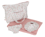 Prebaľovacia taška pre bábiky Soft Flowers Little Dutch