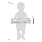 Nasadzovanie Drevený vláčik small foot