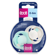 Cumlík silikónový dynamický Prime Tutti Frutti 0 - 6 m 2 ks Lovi Lagoon/Mint Cream