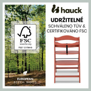 Jedálenská drevená stolička Hauck Alpha+