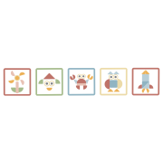 Hra s kladivkom Tvary Pastel