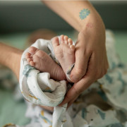 Prikrývka bambusová mušelínová 2 ks 120 x 120 cm Misty Petite&Mars