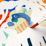 Maľovanie vodou Majestátne dinosaury Mudpuppy